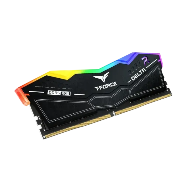 Оперативная память DDR5 32 ГБ 7600 МГц Team Group T-FORCE DELTA RGB Black (FF3D532G7600HC36DDC01) модулей 2 шт. купить! 