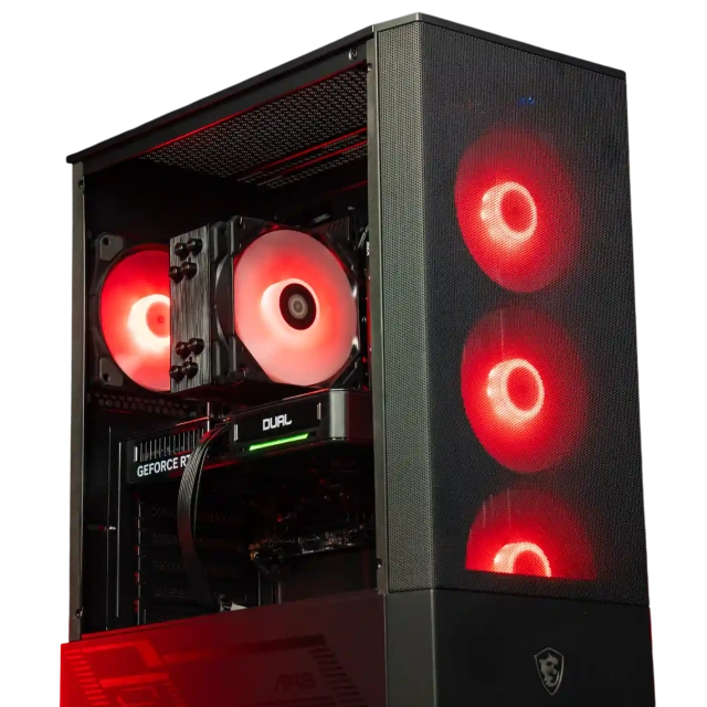 Игровой компьютер 991686 (Ryzen 5 7600X3D 4.1 ГГц/AMD B650/32 ГБ 6.0 ГГц/1024 SSD/RTX 5060 Ti 8 ГБ/Wi-Fi/650W/MSI MAG FORGE 112R ARGB TG) - купить по выгодной цене!