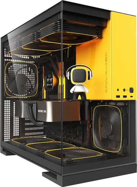 Компьютерный корпус Geometric Future Model 5 Black Yellow (1AM5WKBY00100) (GF_M5-YB) купить! 