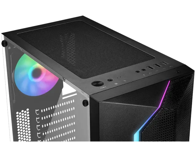 Компьютерный корпус MSI MAG VAMPIRIC 100R ARGB TG (306-7G07R25-809) Black купить! 
