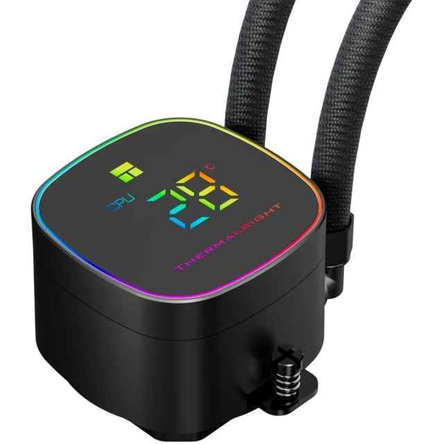 Система жидкостного охлаждения для процессора Thermalright Frozen Horizon 240 Digital ARGB Black (TRFH240DAB) купить! 