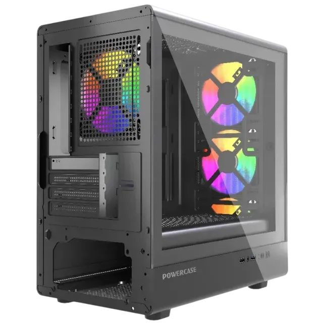 Компьютерный корпус Powercase Mistral Micro C4B ARGB Black (CMMCB-A4) купить! 