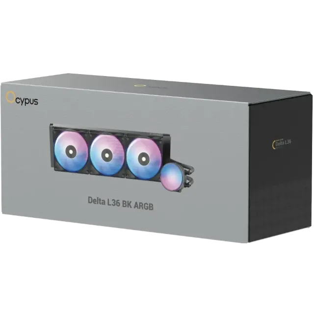 Система водяного охлаждения Ocypus 360mm  Delta L360 BK ARGB Black купить! 