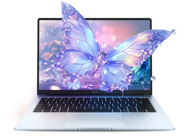 Ноутбук HONOR MagicBook X14 Plus 2025 (Core 5 220H/14"/2880x1800/32Gb/4Тб/Win 11 Home) Синий - фото