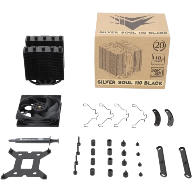 Кулер для процессора Thermalright Silver Soul 110 Black (TRSS110B) купить! 