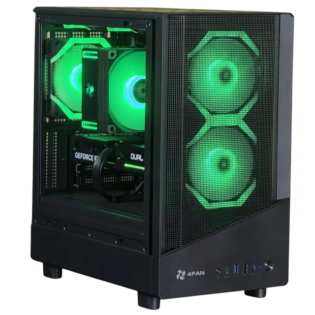 Игровой компьютер 995472 (Core i5-14400F 2.5 ГГц/Intel B760/32 ГБ DDR4 3.2 ГГц/512 ГБSSD /RTX 5060 8 ГБ/Wi-Fi/650W/4FAN Indigon ARGB) - купить по выгодной цене!