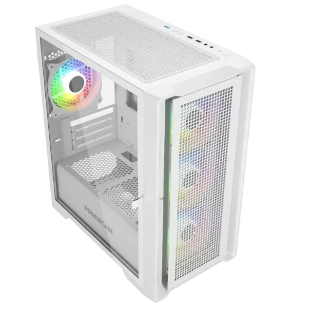 Компьютерный корпус Powercase Alisio Micro X4W V2 TG ARGB White (CAMCXW-A4) купить! 