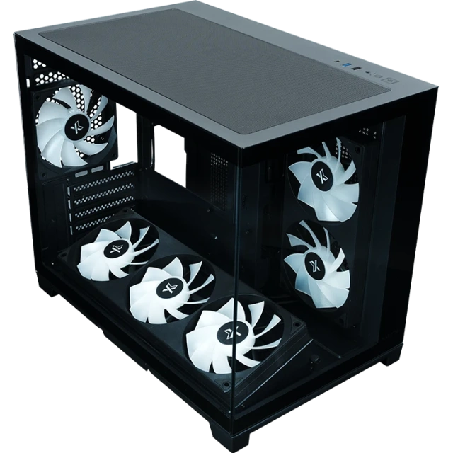 Компьютерный корпус XASTRA QW500M 6ARGB-FC-C6-UC Black (QW500M-1FA36A-1FA24A-1FC1) купить! 
