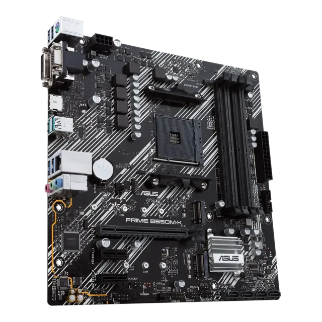 Материнская плата ASUS PRIME B550M-K (AM4/AMD B550/4xDDR4/mATX) купить! 