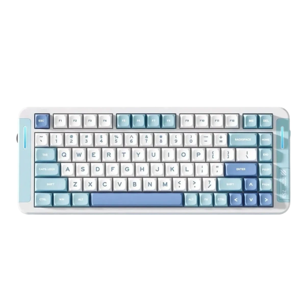Механическая клавиатура MCHOSE X75 Icy Creamsicle Switch RGB Navy Blue радиоканал, русская раскладка
