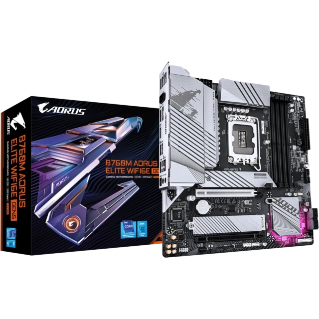 Материнская плата Gigabyte B760M AORUS ELITE WIFI6E Gen5 купить! 