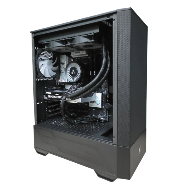 Игровой компьютер 992600 (Ryzen 5 7400F 3.7 ГГц/AMD B650/32 ГБ DDR5 6 ГГц/1024 ГБ SSD/RTX 5060 Ti 16 ГБ/Wi-Fi/650W/MSI MAG FORGE 111R ARGB TG Черный) - купить по выгодной цене!