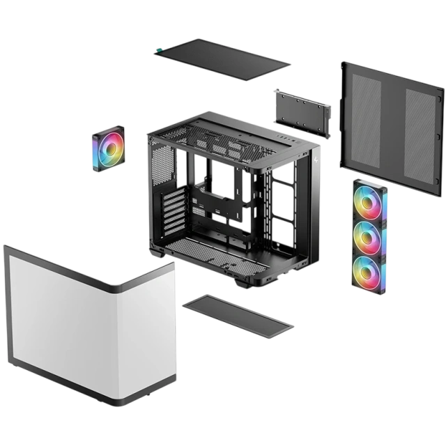 Компьютерный корпус Deepcool CG530U 4F TG Black (R-CG530U-BKAGA4-G) купить! 