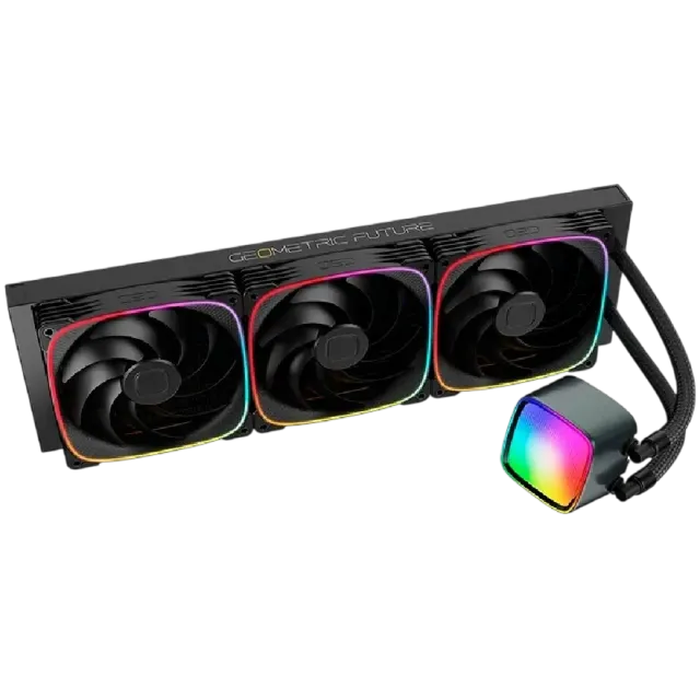Система водяного охлаждения Geometric Future Eskimo Pro 420 ARGB Black (1C253B0421000) купить! 