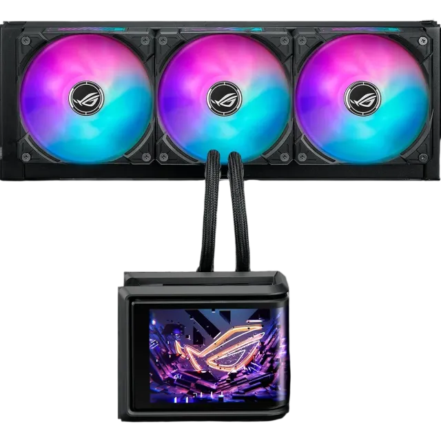 Система жидкостного охлаждения для процессора ASUS ROG RYUO IV SLC 360 ARGB Black (90RC0151-B0EAY0) купить! 