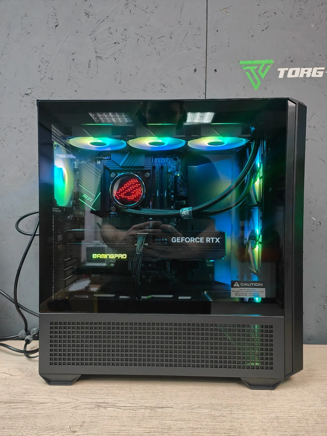 Игровой компьютер 989749 (Ryzen 7 7800X3D 4,2 ГГц/AMD B850/32 ГБ DDR5 6 ГГц/1024 ГБ SSD/RTX 5090 32 ГБ/Wi-Fi/1200W/MSI MAG FORGE 320R AirFlow TG ARGB)