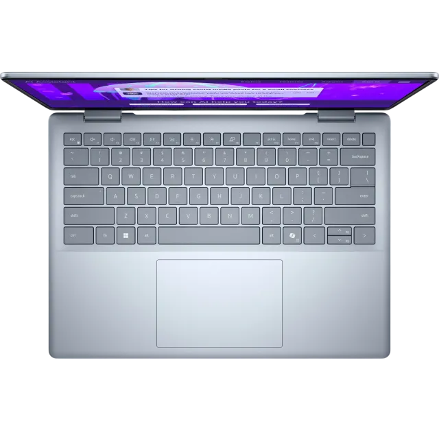 Ноутбук Dell 14 Plus DB14255 (AMD Ryzen AI 7 350/14" 1980x1200/16Gb/1Tb SSD/AMD Radeon 860M/Win 11 Home) Ice Blue - фото