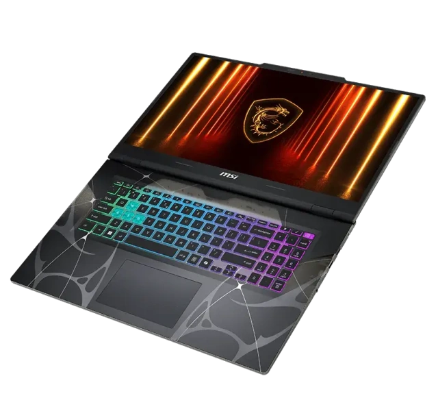 Ноутбук MSI Cyborg 17 B2RWFKG-283XRU (Intel Core 7 240H/17.3" 1920x1080, 144Hz/16Gb/1Tb SSD/NVIDIA GeForce RTX 5060 8Gb/Wi-Fi 6E, Bluetooth 5.3/Win11 Pro) Прозрачный Черный - фото