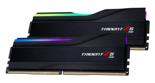Оперативная память DDR5 32 ГБ 6000 МГц G.Skill TRIDENT Z5 RGB Black (F5-6000J3238F16GX2-TZ5RK) модулей 2 шт. купить! 