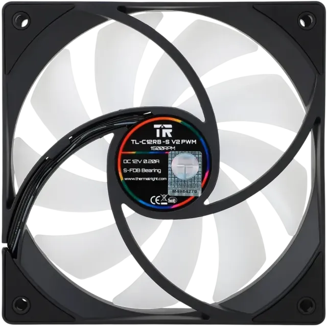 Вентилятор для корпуса Thermalright TL-C12RB-S V2 Reverse ARGB (TRTLC12RBSV2) купить! 