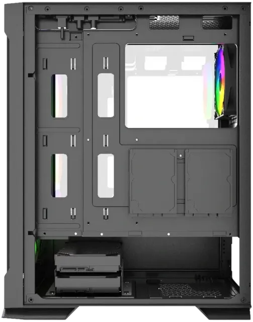 Компьютерный корпус Powercase Mistral AZ4B ARGB TG Black (CMAZB-A4) купить! 