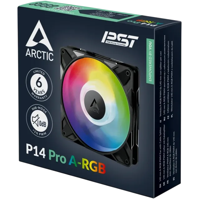 Вентилятор для корпуса Arctic Cooling P14 Pro ARGB Black (ACFAN00315A) купить! 