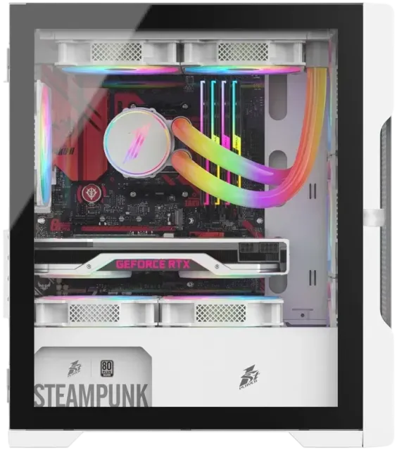 Компьютерный корпус 1STPLAYER TRILOBITE T3 ARGB White (FP_T3-WH-4F2-W(AP)) купить! 