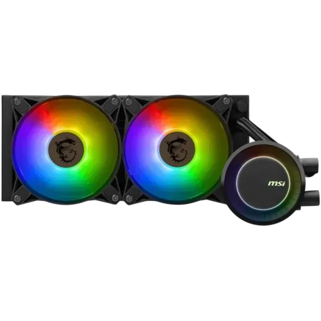 Система водяного охлаждения MSI MAG CORELIQUID E240 ARGB Black (306-7ZW5E17-C24) купить! 