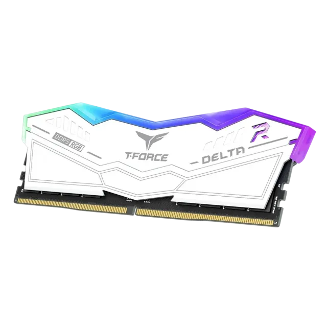 Оперативная память DDR5 64 ГБ 6000MHz Team Group T-FORCE Delta RGB White (FF4D564G6000HC38GDC01) (2x32Gb Kit) купить! 
