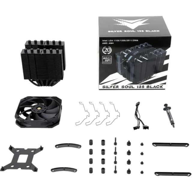 Кулер для процессора Thermalright Silver Soul 135 Black (TRSS135B) купить! 