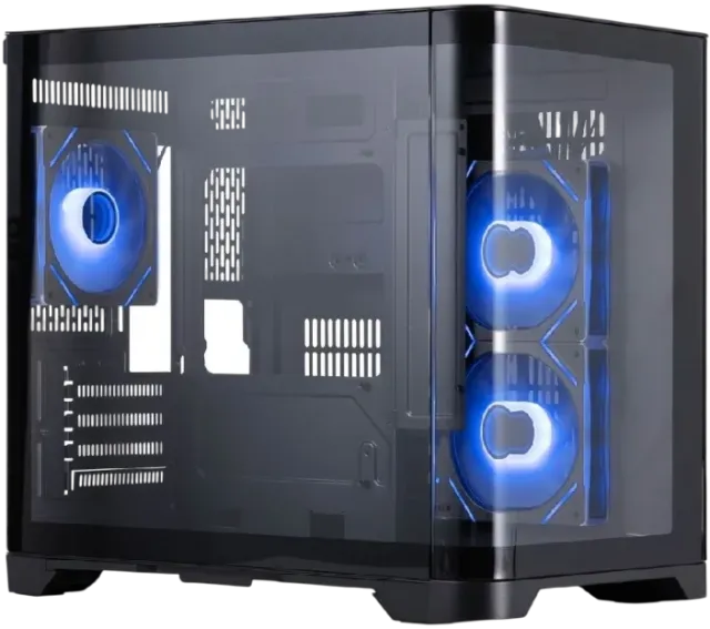 Компьютерный корпус 1STPLAYER UVIEW UV5 ARGB Black (UV5-BK-2FC7R-1FC7) купить! 