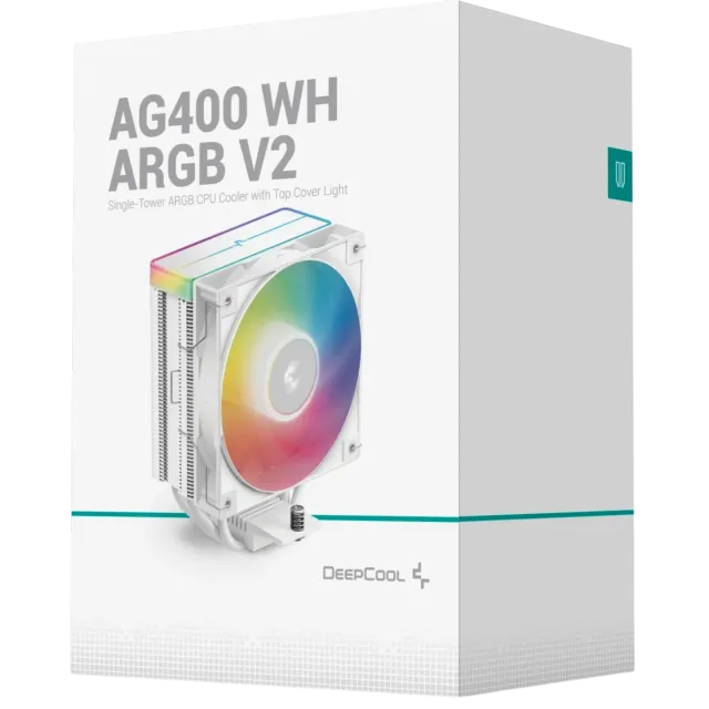 Кулер для процессора Deepcool AG400 WH ARGB V2 White купить! 