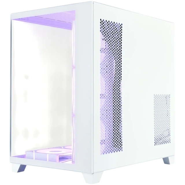 Компьютерный корпус 1STPLAYER MEGAVIEW MV8-TP ARGB White (MV8-TP-WH-6FC7R-W-1FC7-W-HUB2) купить! 