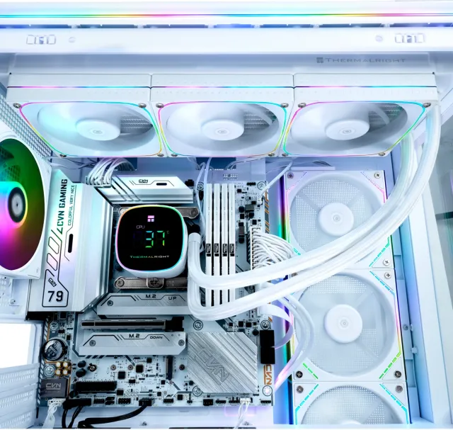 Система жидкостного охлаждения для процессора Thermalright Frozen Horizon 360 Digital ARGB White (TRFH360DAW) купить! 