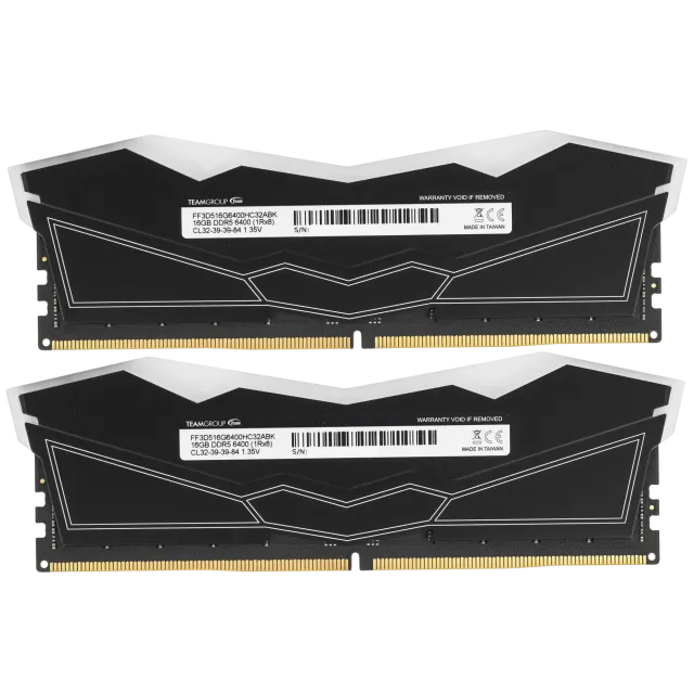 Оперативная память 32 Gb 6400 MHz Team Group T-FORCE Delta RGB Black (FF3D532G6400HC38JDC01) купить! 