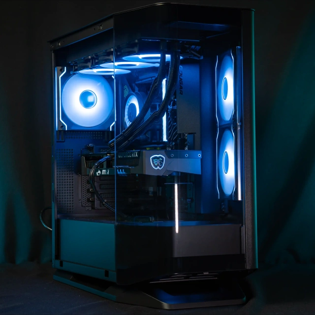 Игровой компьютер 989546 (Ryzen 7 8700F 4,1 ГГц/AMD B850/32 ГБ DDR5 6 ГГц/2048 ГБ SSD/RTX 5070 12 ГБ/Wi-Fi/750W/Cougar FV270 RGB Черный) - купить по выгодной цене!