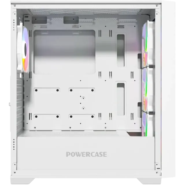 Компьютерный корпус Powercase ByteFlow TG ARGB White (CBFW-A4) купить! 