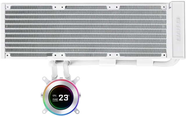 Система водяного охлаждения Lian Li HydroShift II LCD-C 360N White (GHS2LCD36W) (G89.GHS2LCD36W.R0) купить! 
