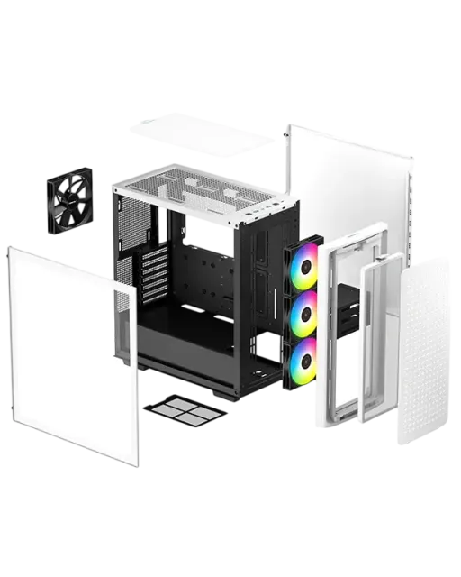 Компьютерный корпус Deepcool CK560 (R-CK560-WHAAE4-G-1) белый купить! 