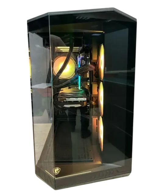 Игровой компьютер 990350 (Core Ultra 7 265K 3,9 ГГц/Intel Z890/64 ГБ DDR5 6 ГГц/2048 ГБ/RTX 5080 16 ГБ/Wi-Fi/1000W/MSI MAG Pano 100R PZ Black) - купить по выгодной цене!