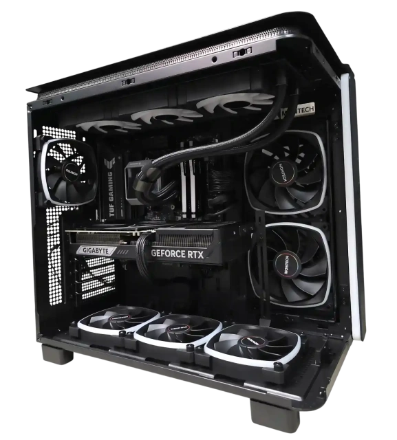 Игровой компьютер 989542 (Ryzen 7 8700F 4,1 ГГц/AMD B850/32 ГБ DDR5 6 ГГц/1024 ГБ SSD/RTX 5070 12 ГБ/Wi-Fi/750W/Montech KING 95 PRO ARGB Black) - купить по выгодной цене!