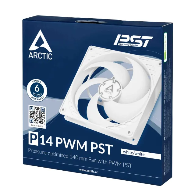 Вентилятор для корпуса Arctic Cooling P14 PWM PST White/White ACFAN00197A купить! 