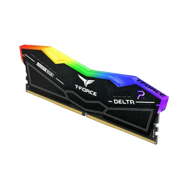 Оперативная память DDR5 32 ГБ 6000 МГц Team Group T-FORCE DELTA RGB Black (FF3D532G6000HC38ADC01) модулей 2 шт. купить! 