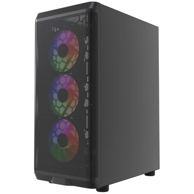 Компьютерный корпус Powercase Mistral EA22 TG FRGB Black (CMAEA22-L4) купить! 