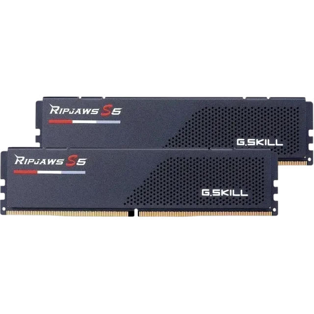 Оперативная память DDR5 64 ГБ 6000 МГц G.SKILL Ripjaws S5 Black (F5-6000J3040G32GX2-RS5K) купить! 