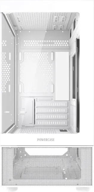 Компьютерный корпус Powercase Vision Micro M2 TG White (CVMWM2-L0) купить! 