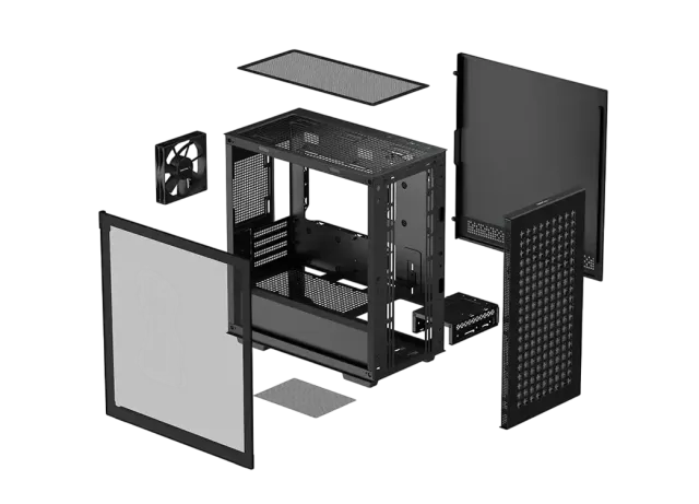 Компьютерный корпус Deepcool CH370 (R-CH360-BKAPE3-G-1) Black купить! 