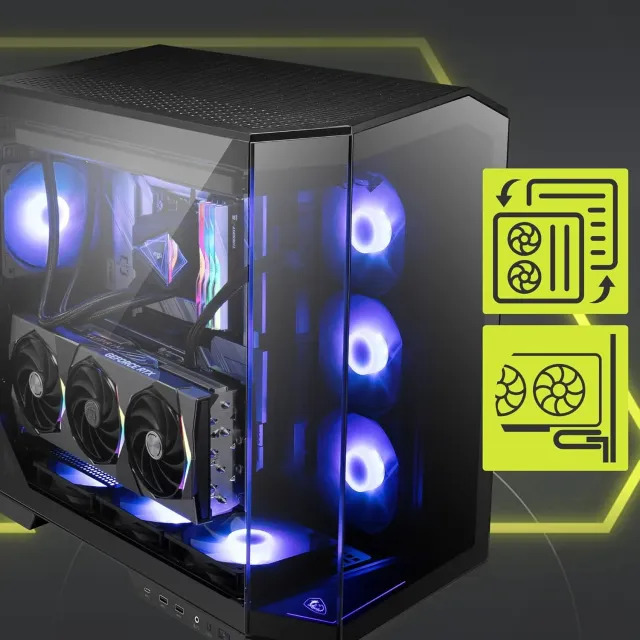 Компьютерный корпус MSI MAG Pano 100R PZ Black (306-7G26R21-HH9) купить! 