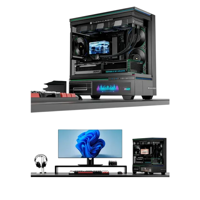 Система водяного охлаждения Thermalright Wonder Vision 360 Turbo ARGB Black (TRWV360TAB) купить! 