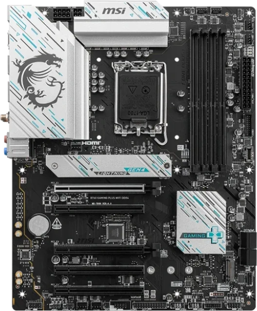 Материнская плата MSI B760M GAMING PLUS WIFI DDR4 купить! 